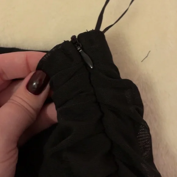 New Princess Polly Jocasta Black Mini Dress - Picture 11 of 12